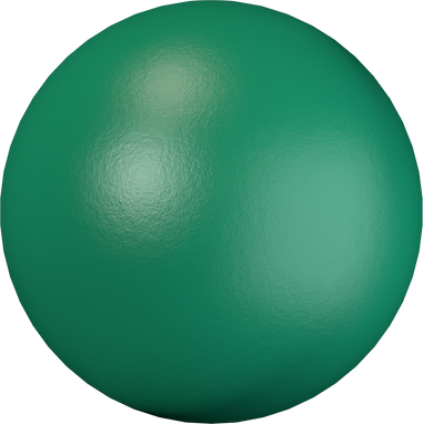 Green sphere 3D