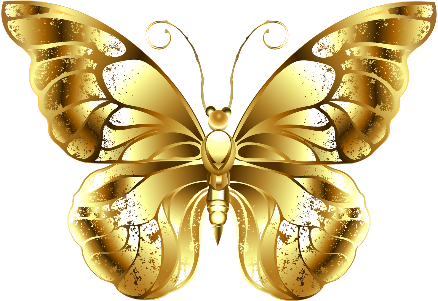 Jewelry Gold Butterfly